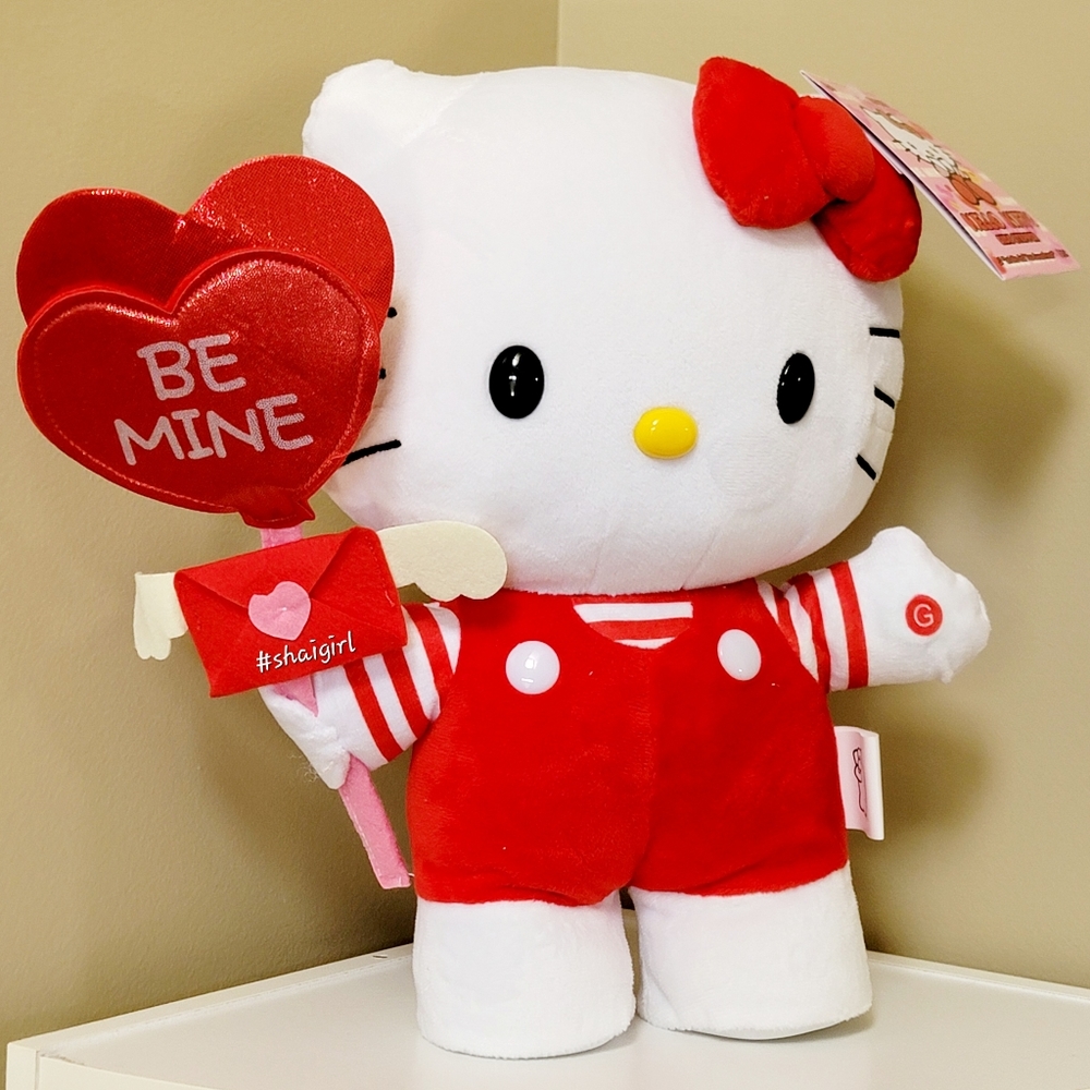 Hello Kitty by Sanrio x Gemmy (2023) Valentine's Side Stepper Animated Plush!